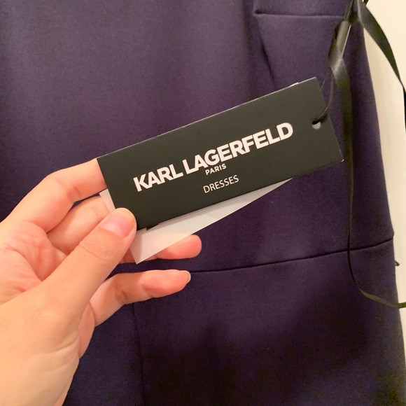 Karl Lagerfeld jumpsuit in navy blue - Picture 3 of 4